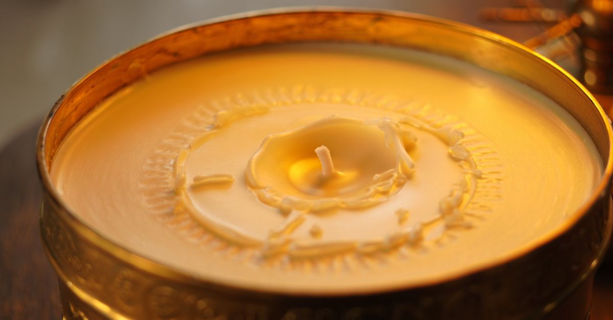 Warum fallen Kerzen beim Gießen ein