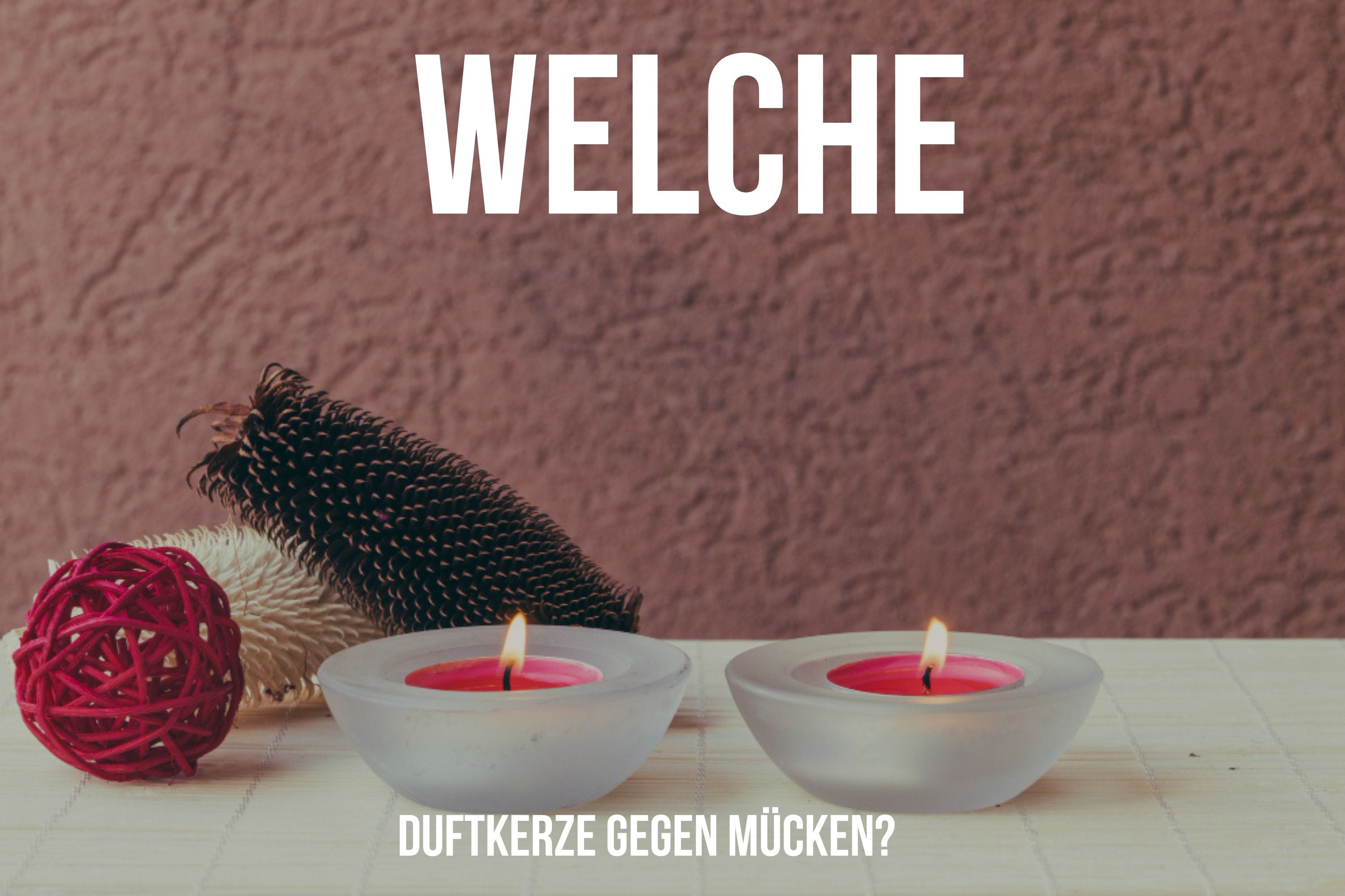 Welche duftkerze gegen mücken