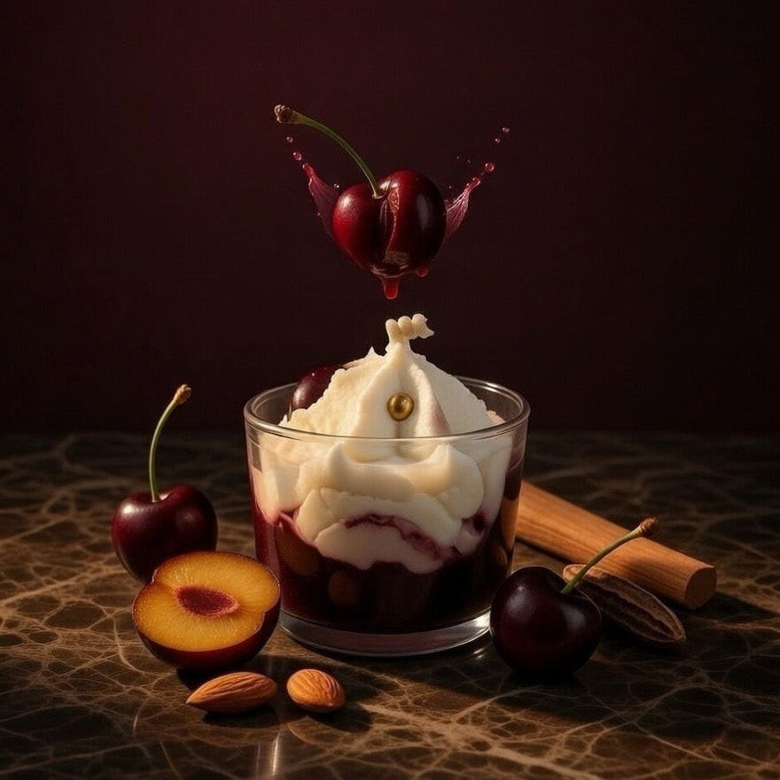 Duftkerze mit Kirsche Geschmack