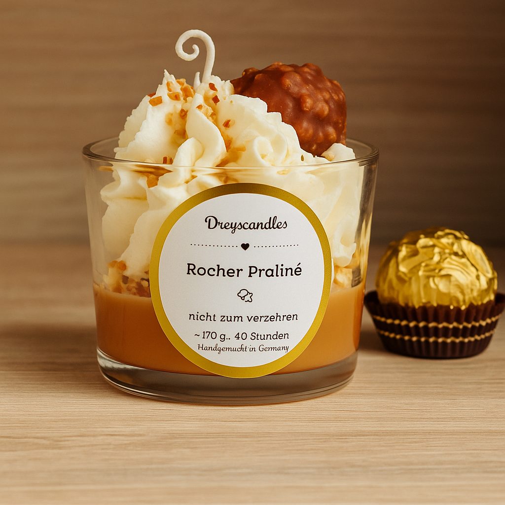 Duftkerze Rocher Praliné – Der süße Luxusmoment