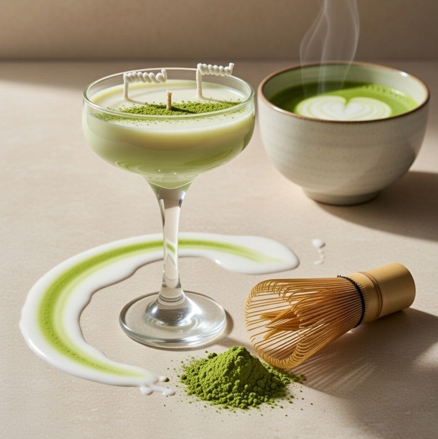 Matcha Duftkerze für Innenraum